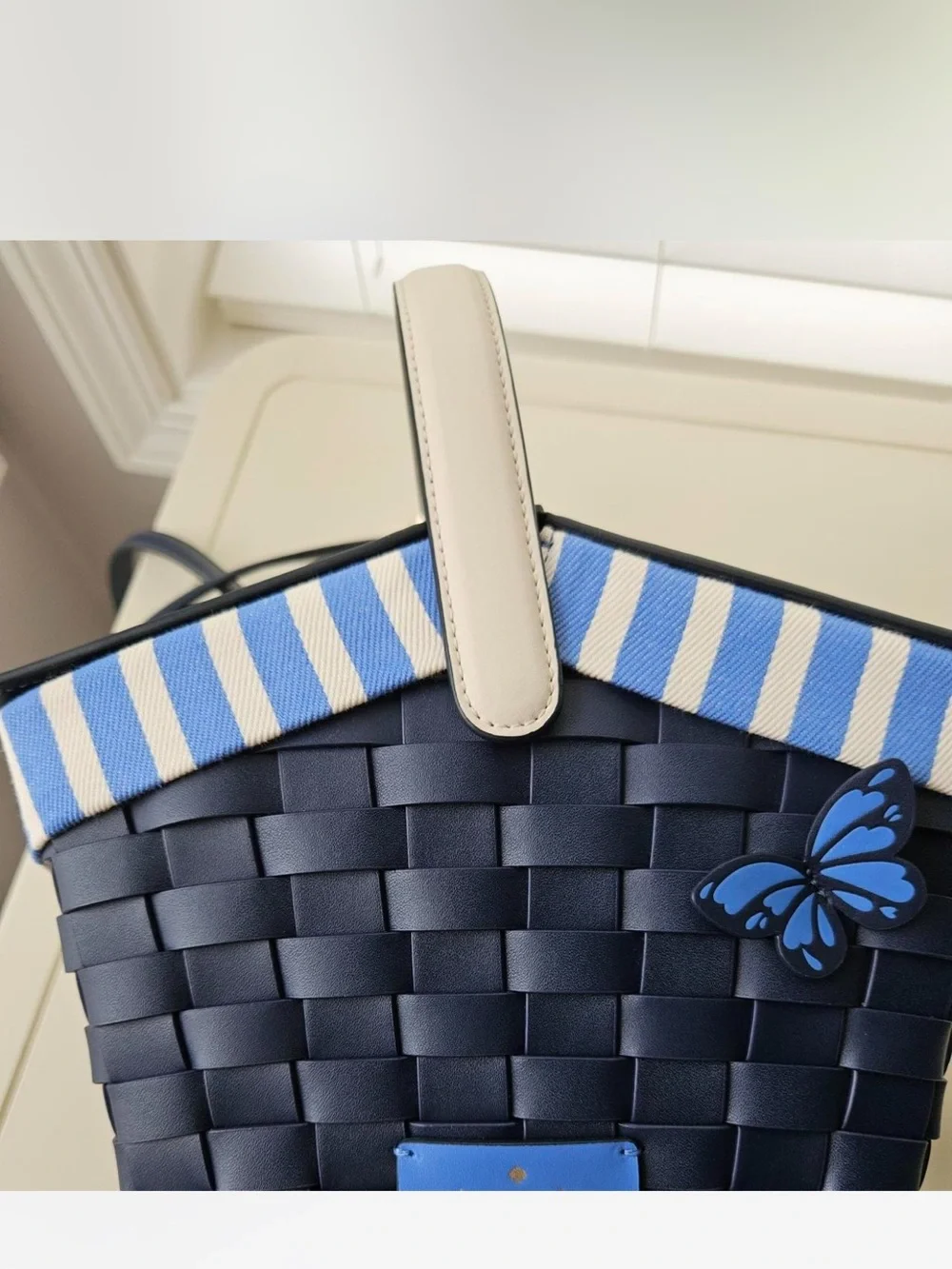 NWOT Kate Spade Butterfly Picnic Basket crossbody bag
